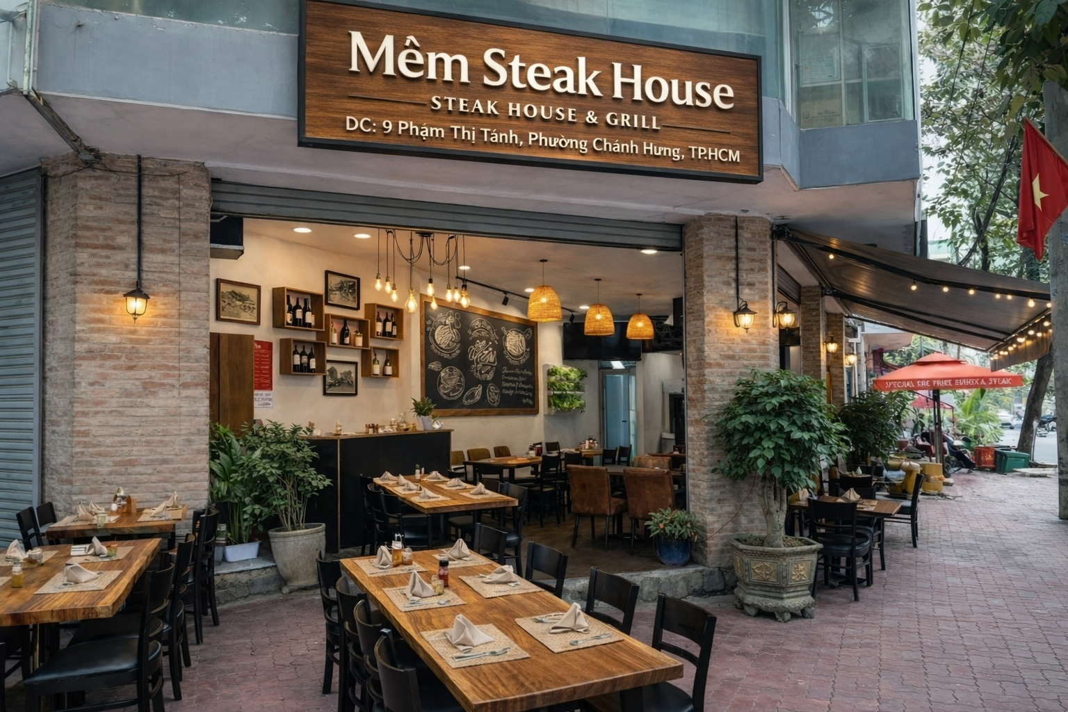 Không gian Mềm Steak House